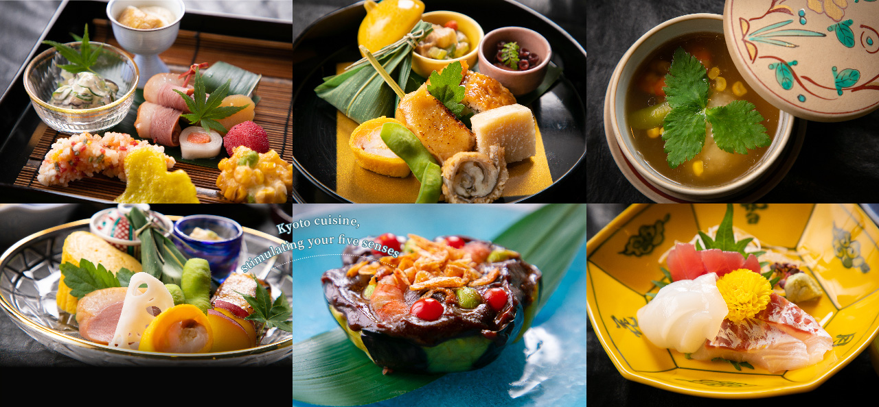 Kyoto cuisine, stimulating your five senses