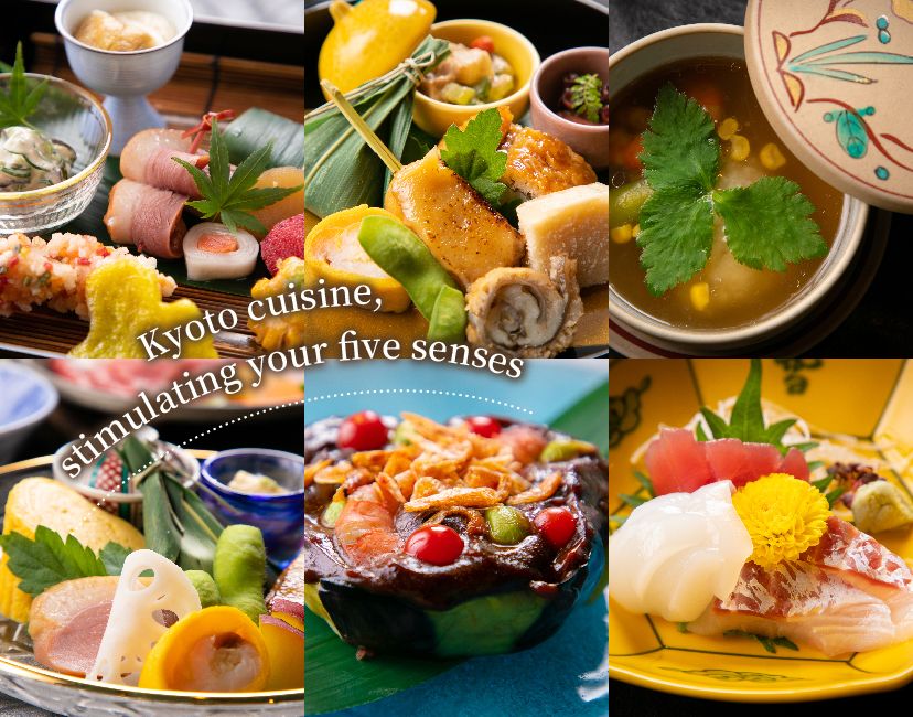 Kyoto cuisine, stimulating your five senses