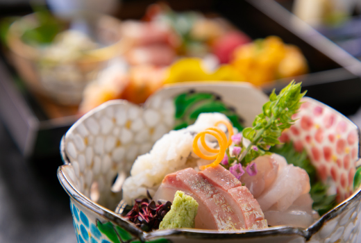 Elegant Kyoto kaiseki course meal